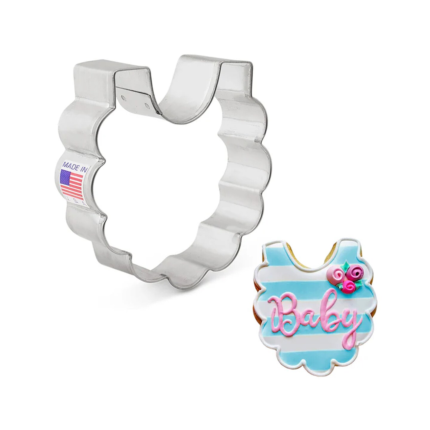 Ann Clark Baby Shower Bib Cookie Cutter | Michaels