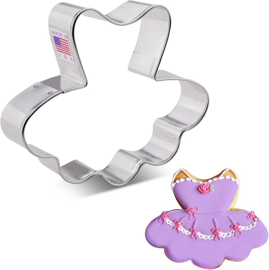 Ann Clark Tutu Ballet Dance Cookie Cutter 3.5&#x22;