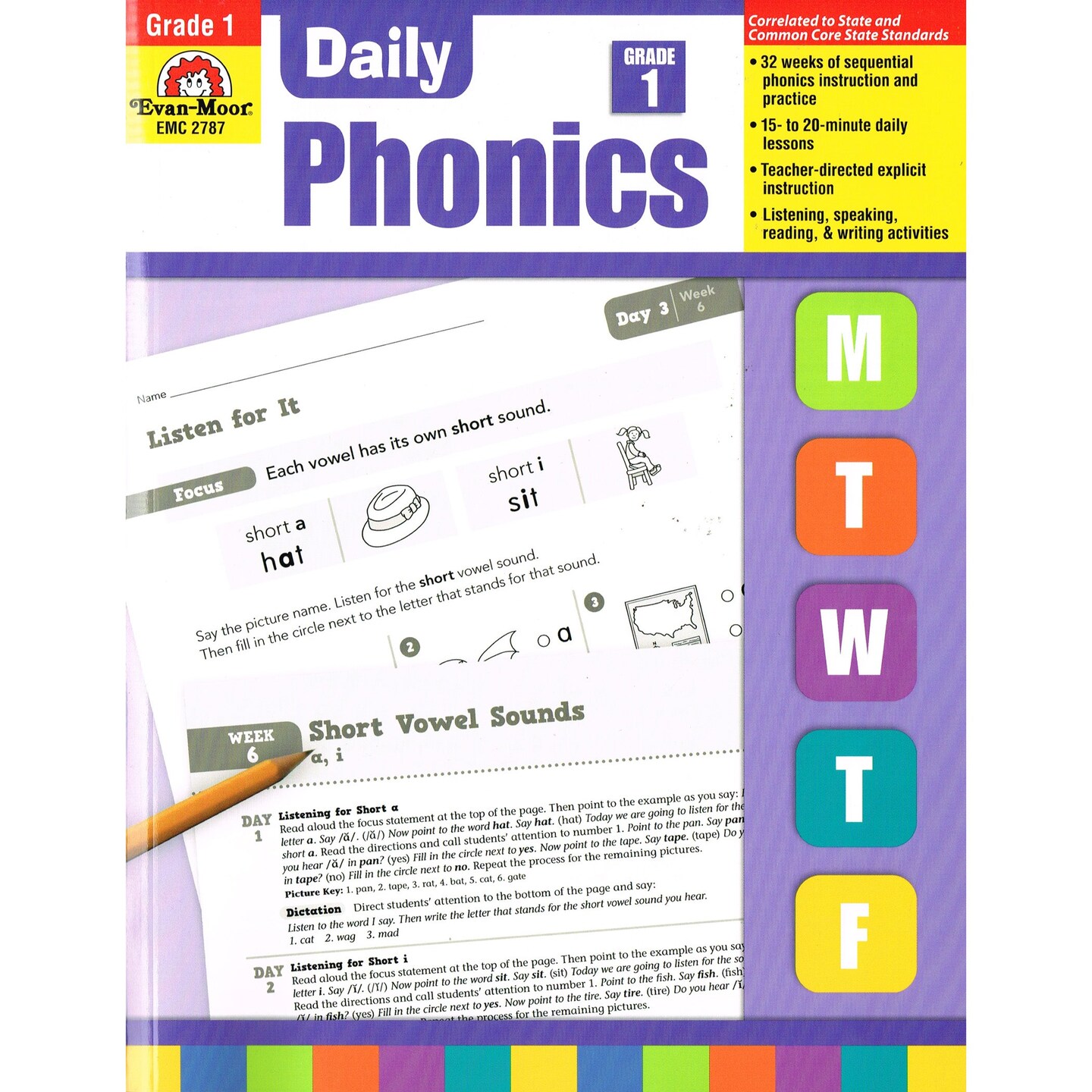 Daily Phonics Book, Teacher&#x27;s Edition, Grade 1