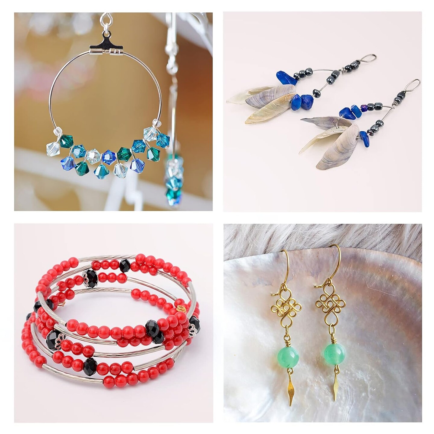 Jewelry Wire Memory Beading Wire Steel Memory Wire Multicolor Jewelry Wire for Jewelry Making Supplies Necklace Bracelet Earring Crafts DIY (600)