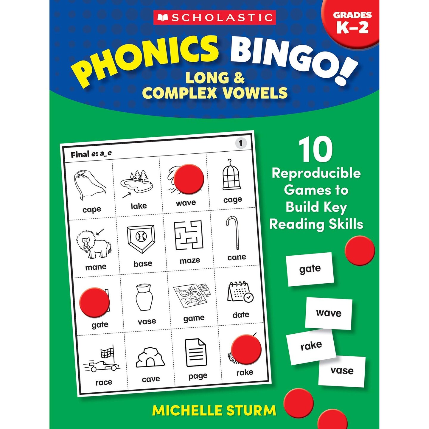 Phonics Bingo: Long &#x26; Complex Vowels Activity Book