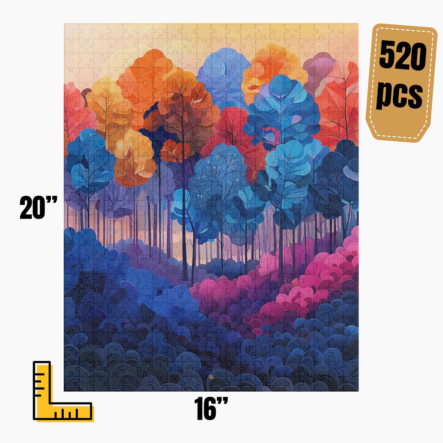 Modern Abstract Art Jigsaw Puzzle | S11A9 | MakerPlace by Michaels