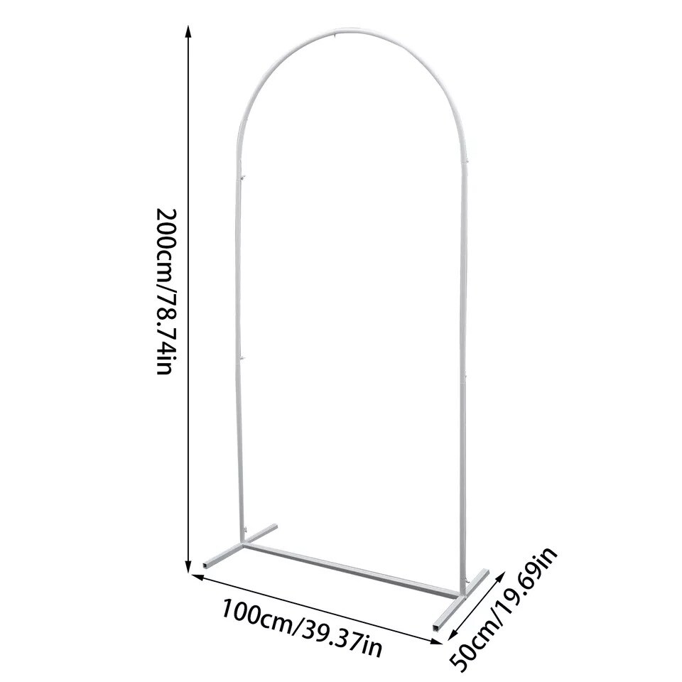 6.5ft Iron Wedding Arch Backdrop Frame Decor