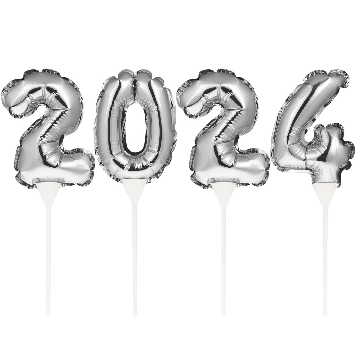 2024 Balloon Cake Topper Set (4/Pkg)