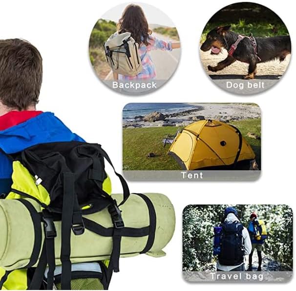 10pcs 1/2&#x22;(12.5mm) Side Release Buckles Plastic Black Quick Adjustable Buckle For Backpack Strap DIY Pets Collar Accessory