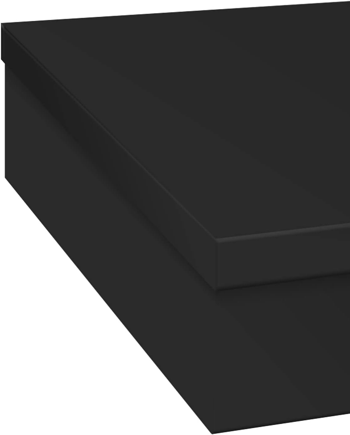 Jumbo Scrapbook Storage Box, Black, 14.75 Inch x 13 Inch x 3.75 Inch