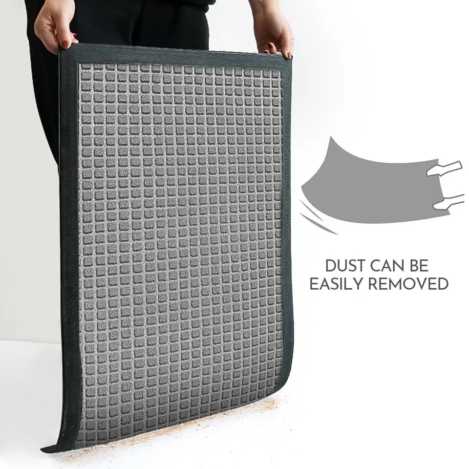 Kitcheniva Front Door Mats Thick Rubber Non Slip