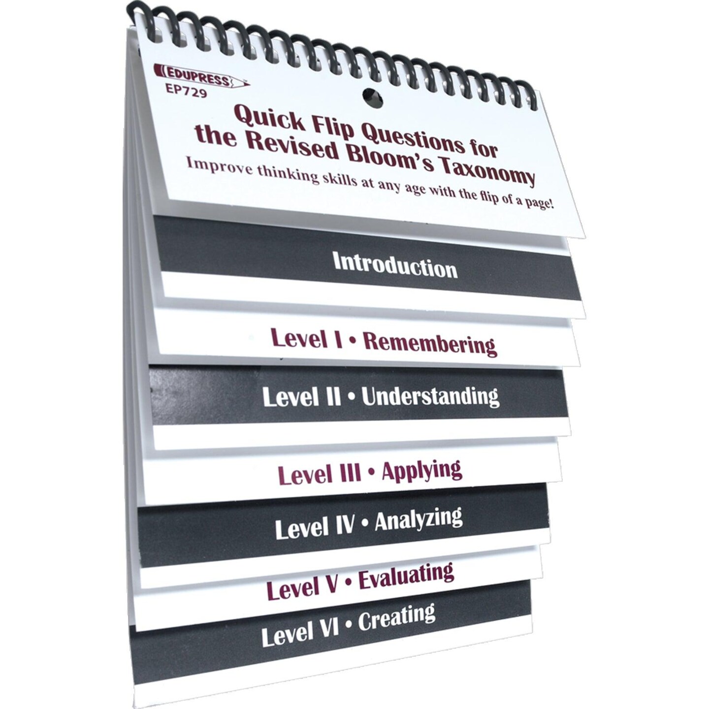 Quick Flip Questions for the Revised Bloom&#x27;s Taxonomy, Pack of 4