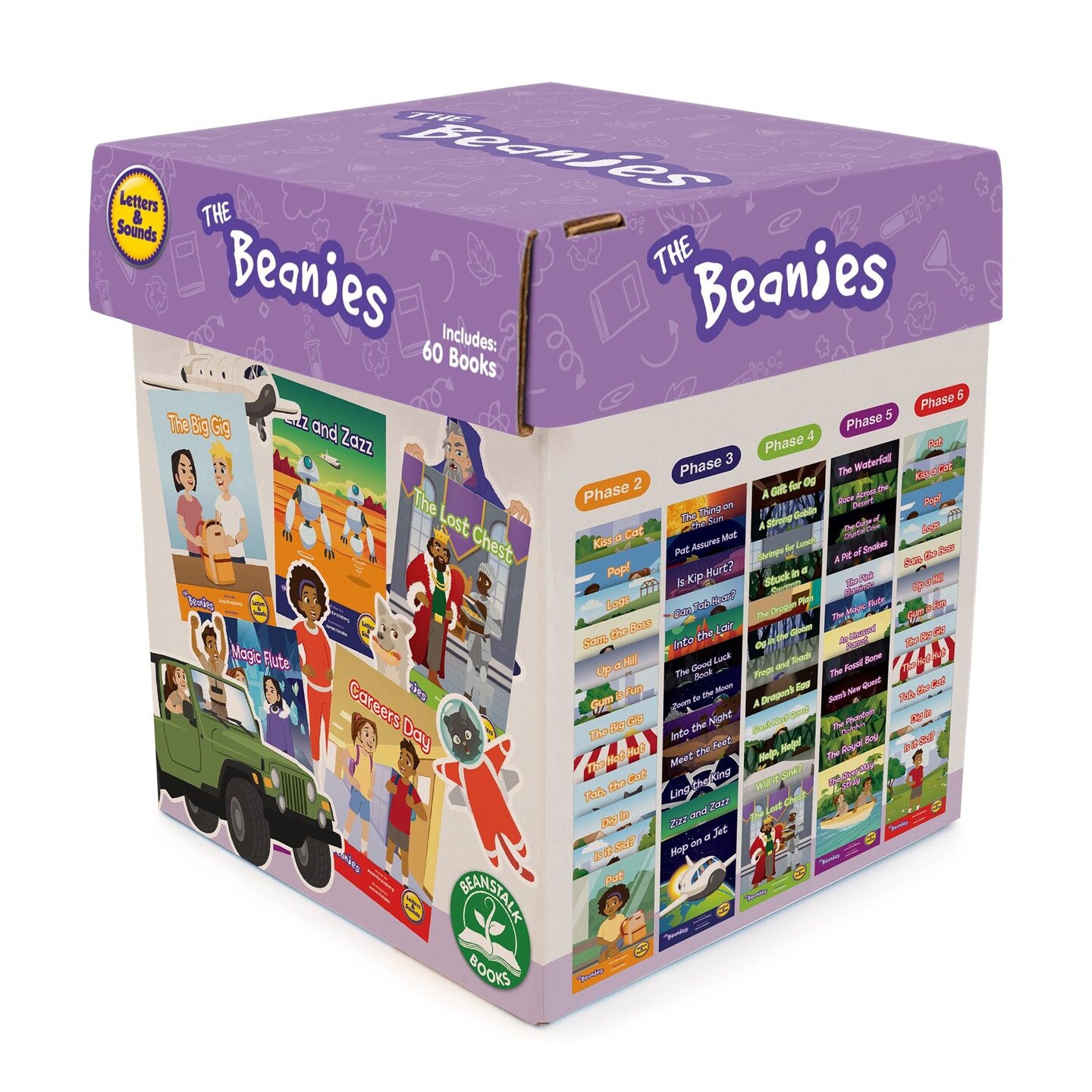 Letters &#x26; Sounds The Beanies Boxed Set, Set of 60