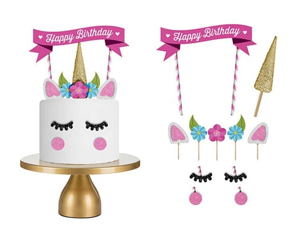 Handmade Unicorn Cake Topper