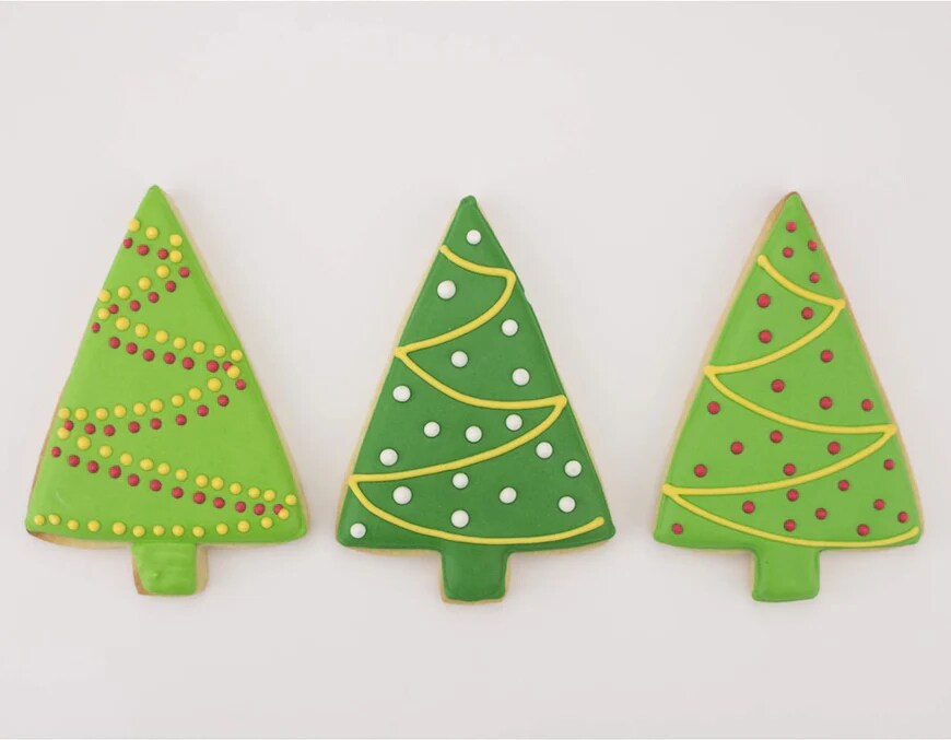 Ann Clark Streight Modern Style Tree Cookie Cutter 3.75" Christmas