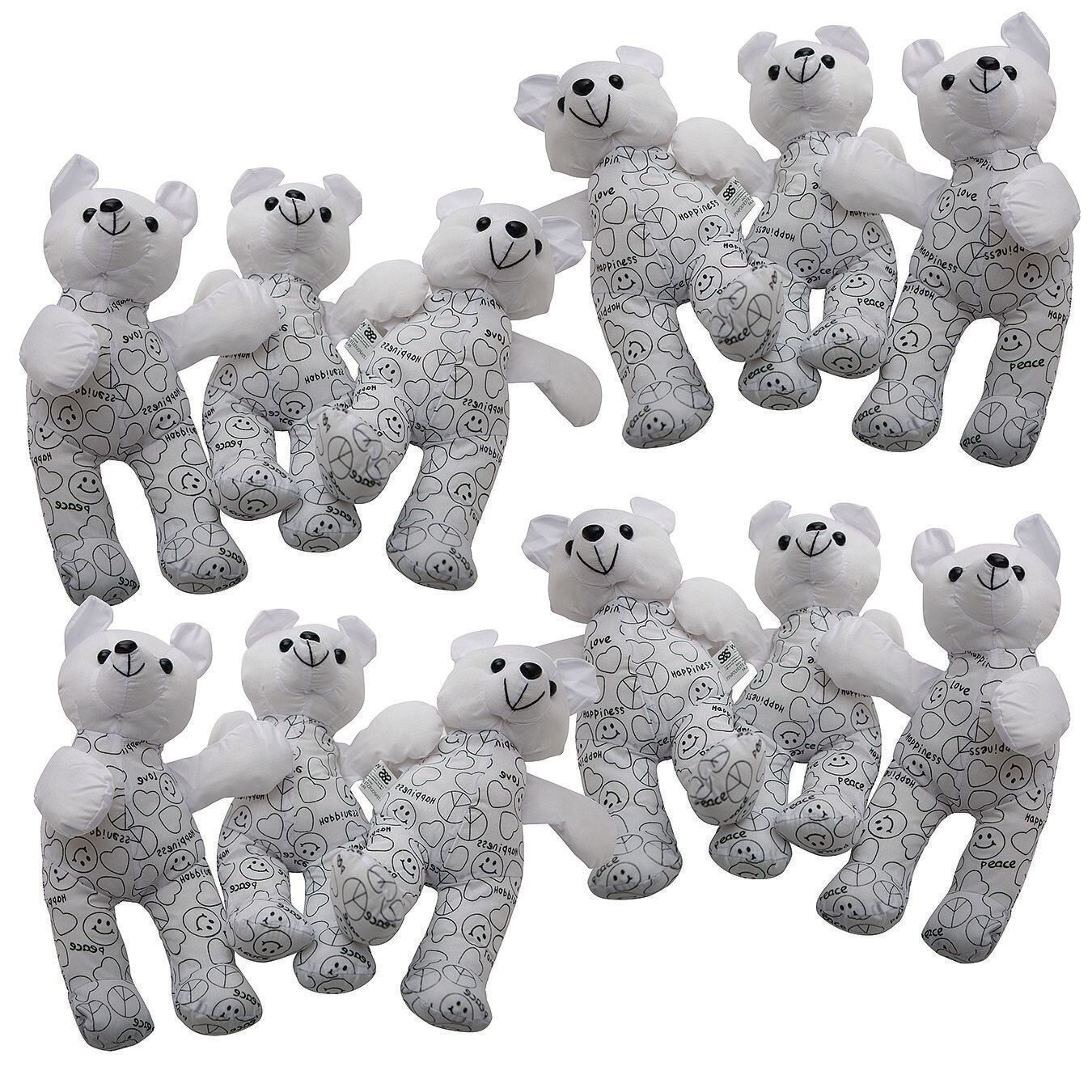 Color-Me&#x2122; Teddy Bears (Pack of 12)