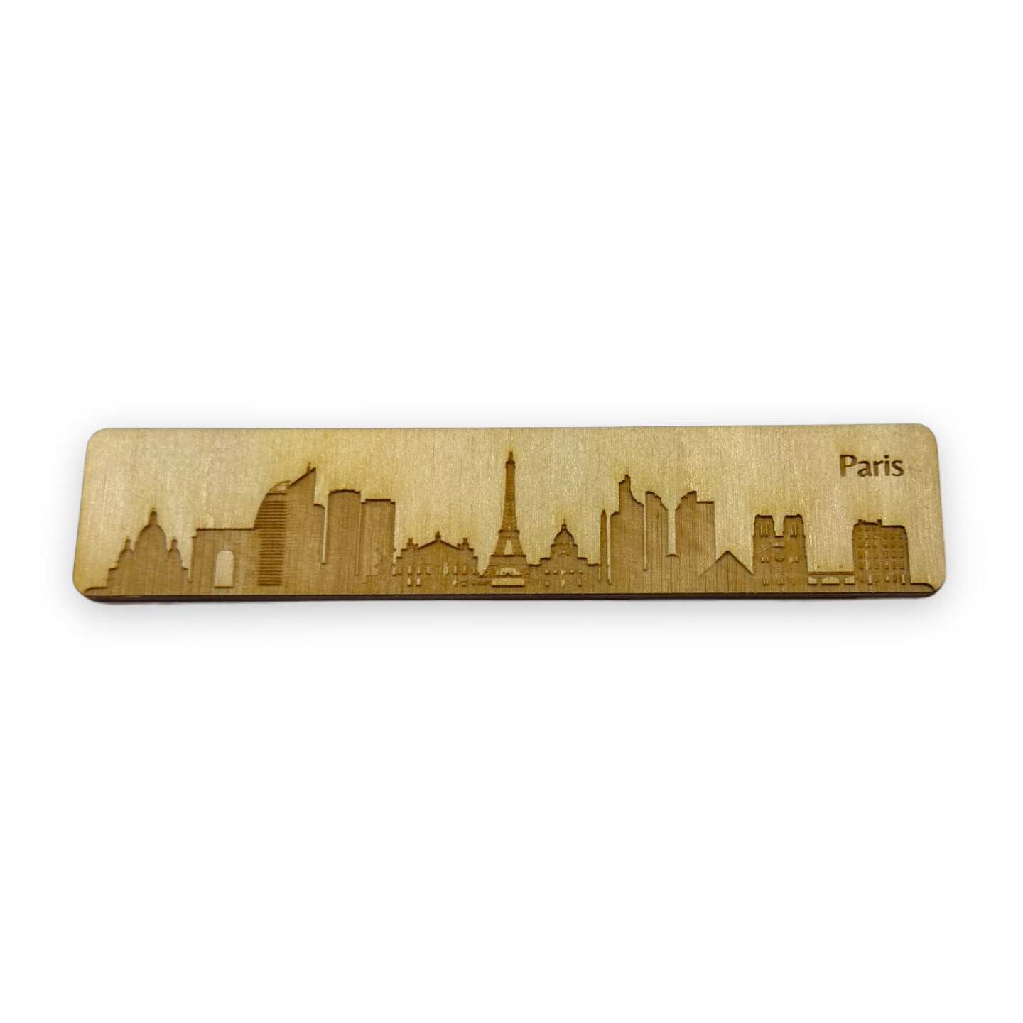 Bookmark - Paris Skyline - Birch wood Bookmark - Paris Skyline - Birch wood