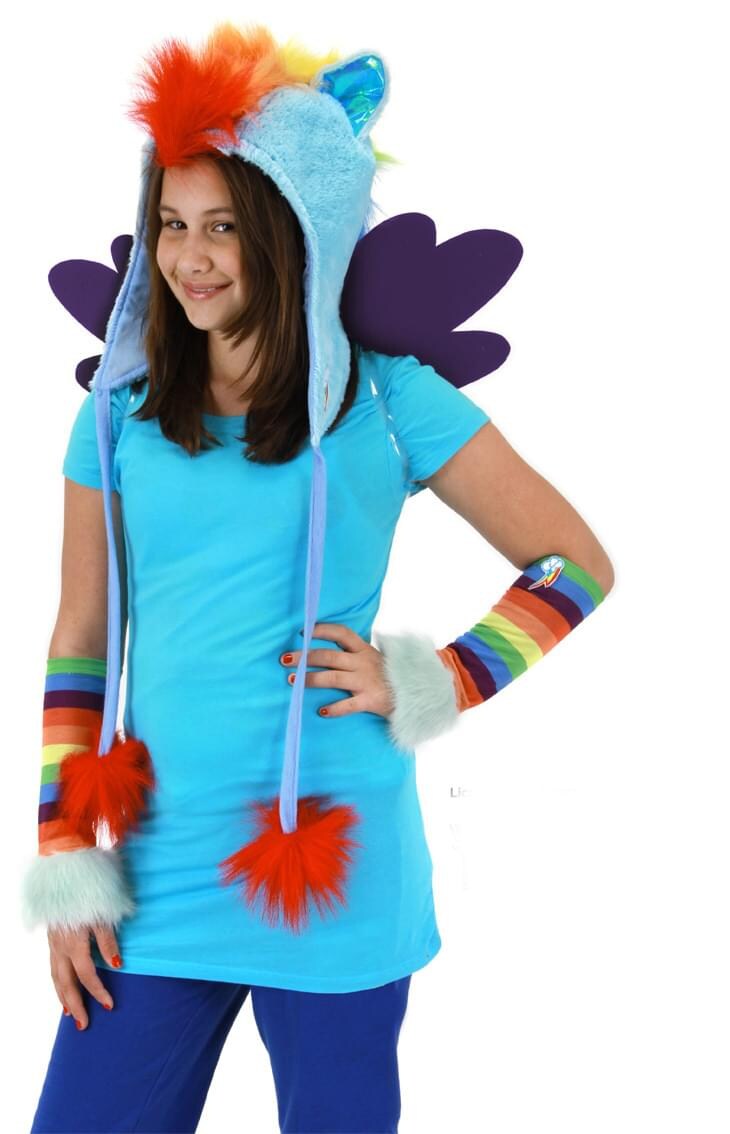 My Little Pony Rainbow Dash Costume Glovettes