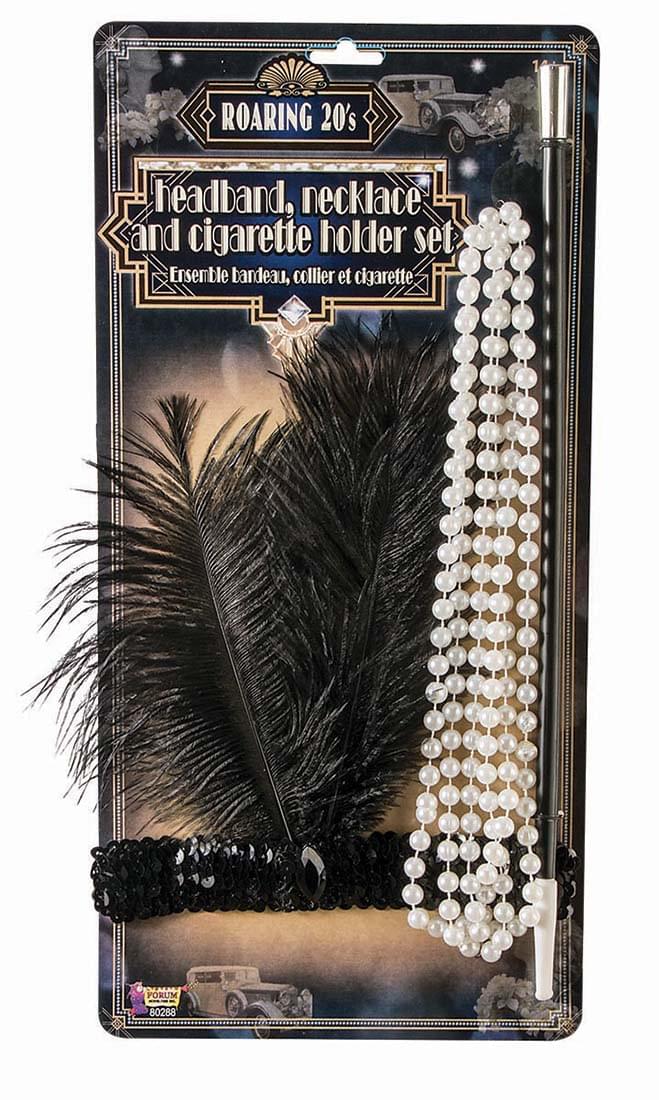 Flapper Women&#x27;s Costume Set, One Size