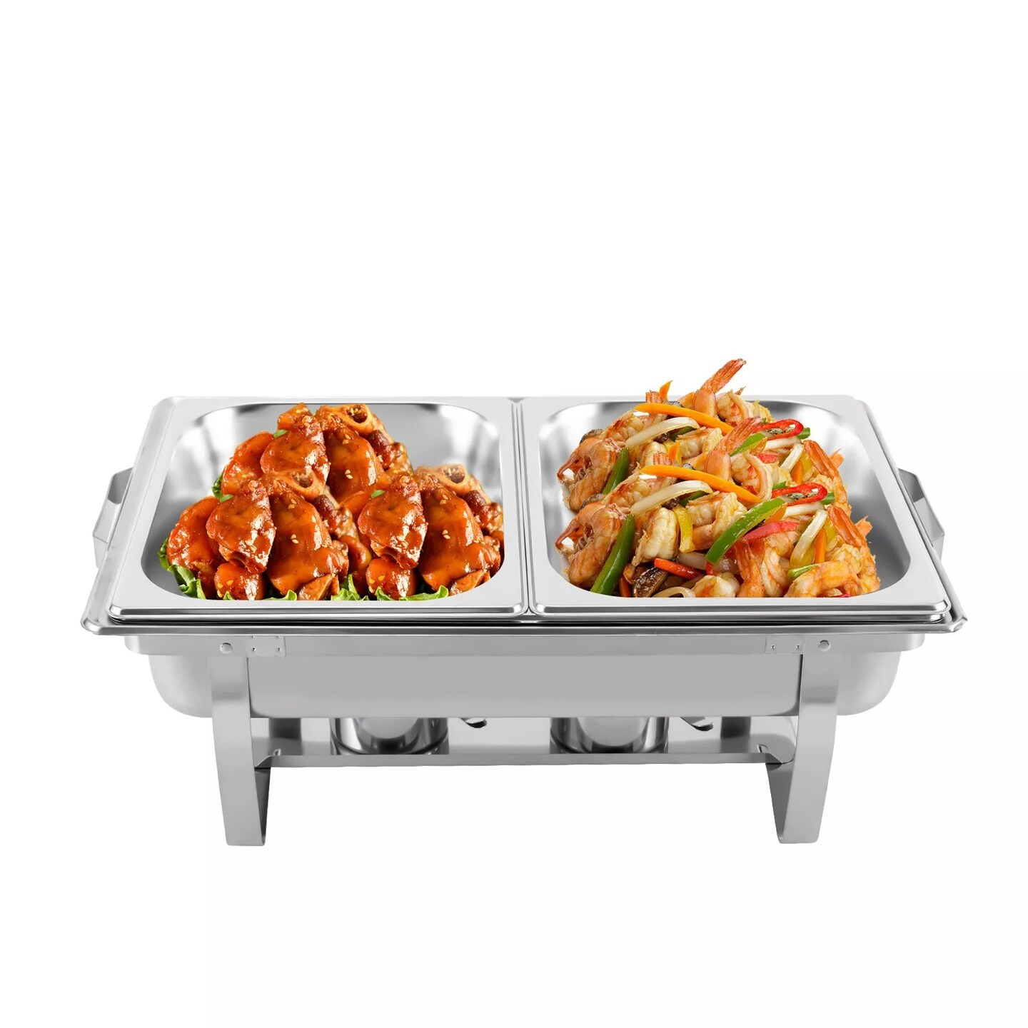 Chafing Dish Buffet Set Stainless Steel 9.51QT Food Warmer Chafer Complete Set