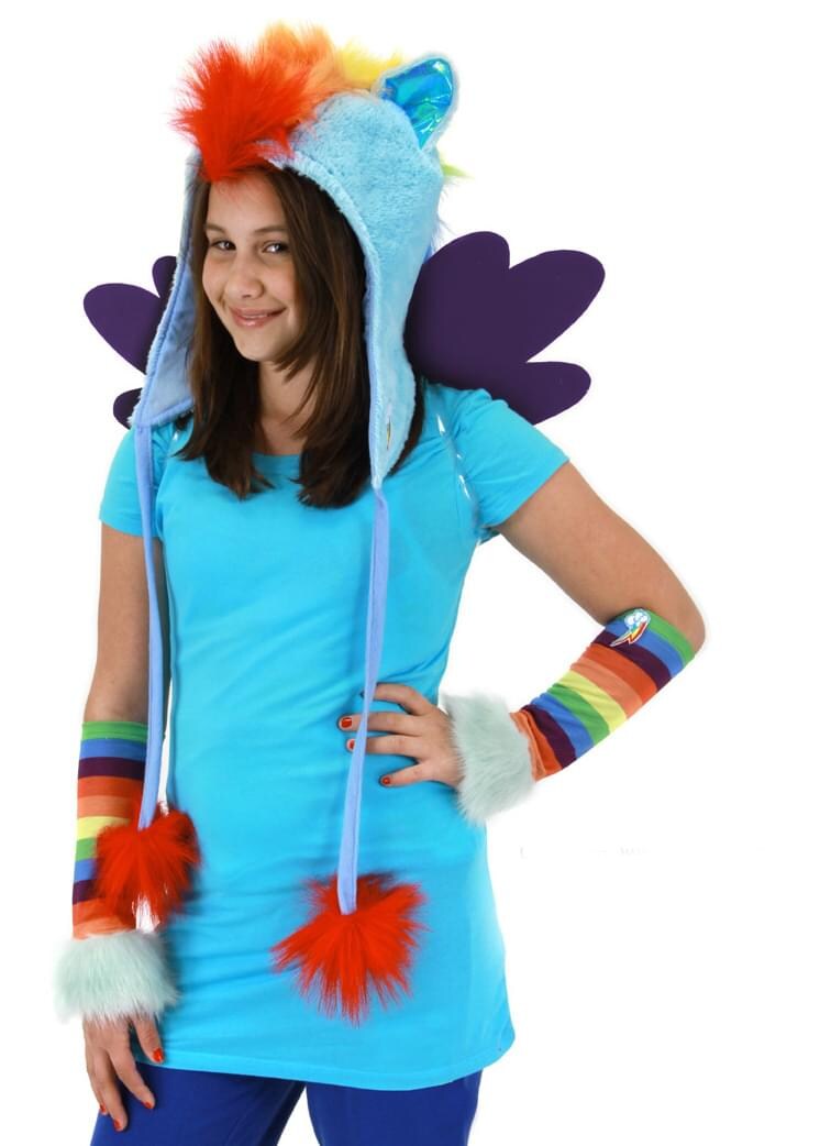 My Little Pony Rainbow Dash Hoodie Hat Costume Accessory | Michaels