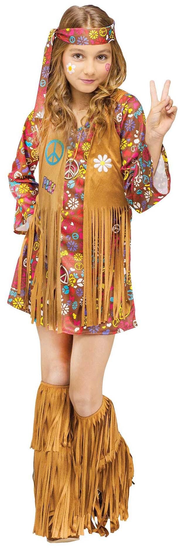 Peace &#x26; Love Hippie Child Costume