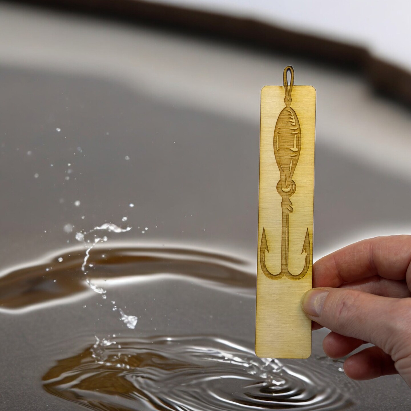 Bookmark - Fish Hook - Birch wood