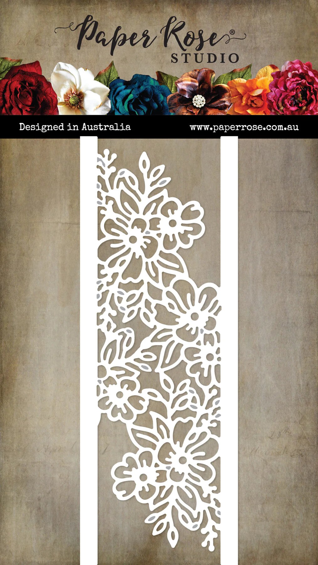 Wedding Blooms Border Metal Die