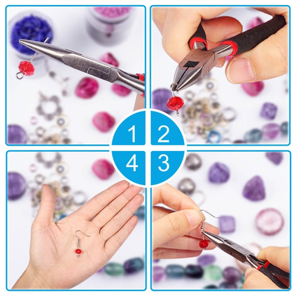 2400 Pieces Earring Making Supplies Kit with 24 Style Earring Hooks, Earring Backs, Earrings Posts and Earring Making Findings for Adult