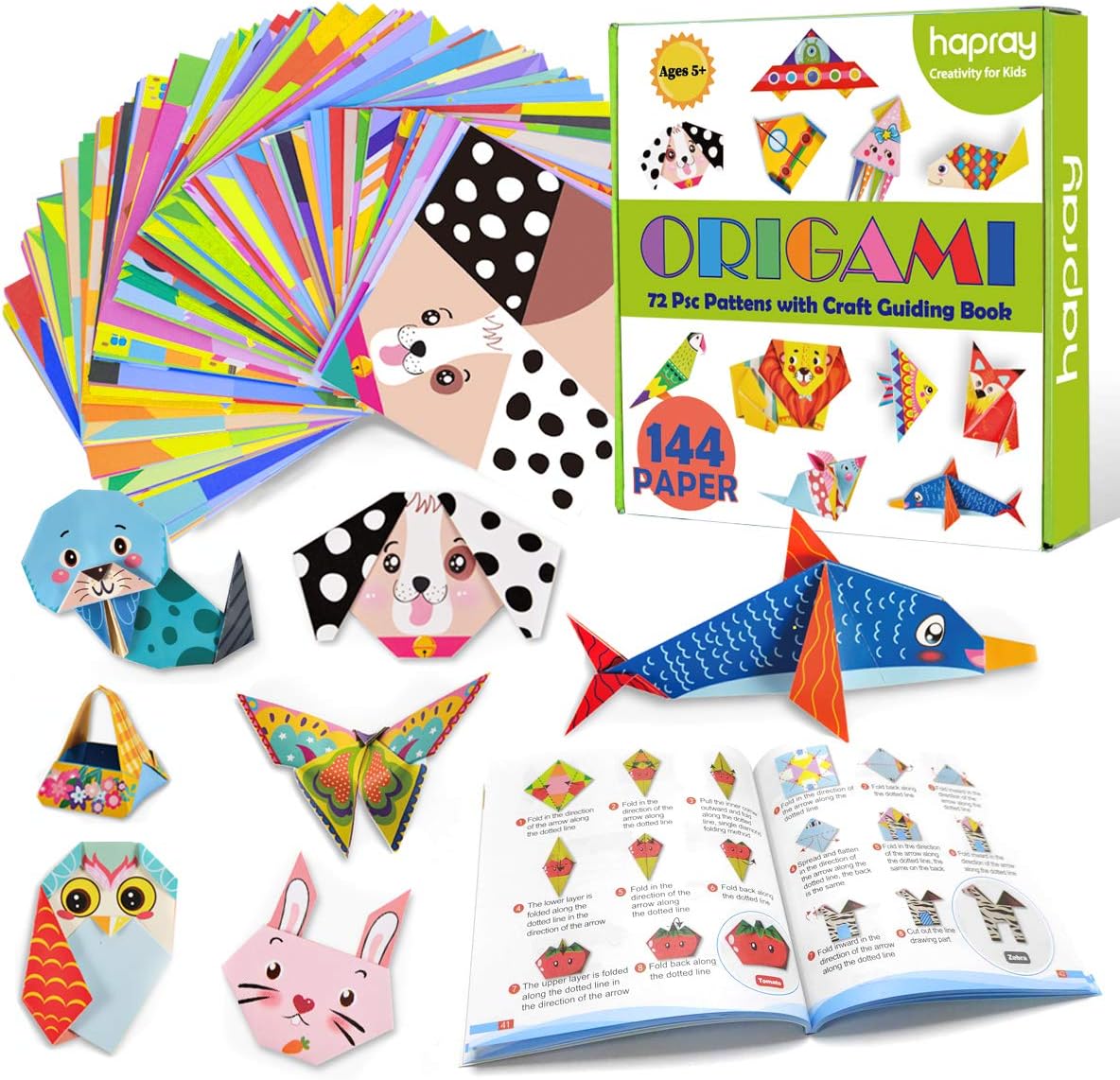 144 Sheets Origami Kit