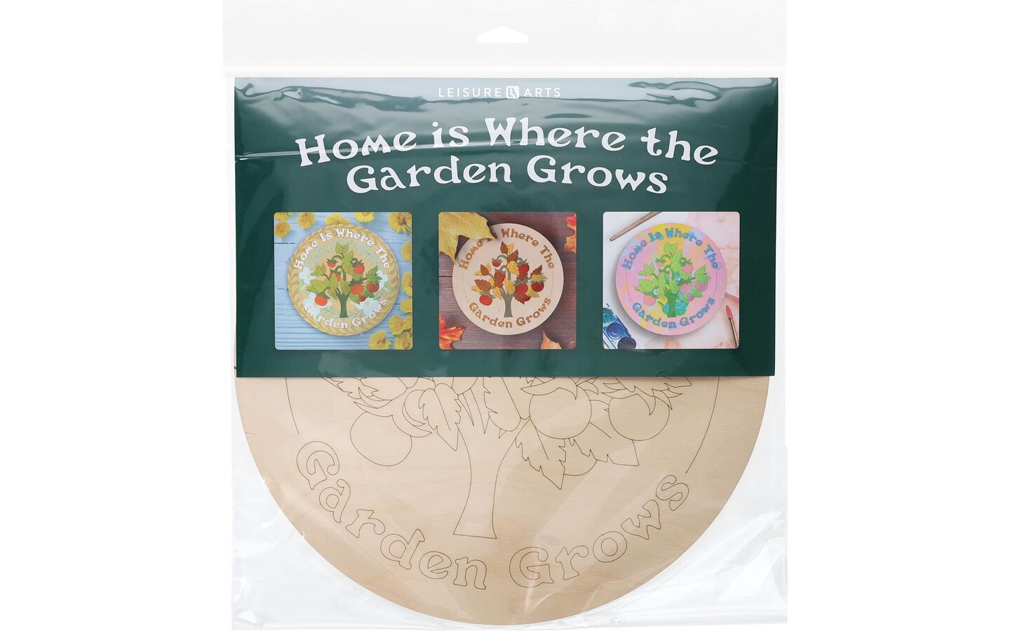 Wood Kit Home is Where the Garden Grows 1pc 14x14&#x22;