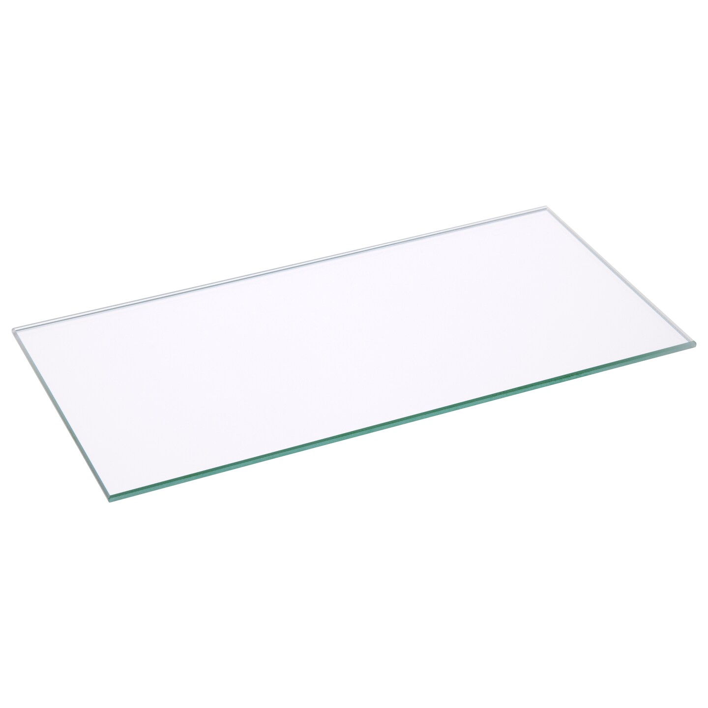 Plymor Rectangle 3mm Non-Beveled Glass Mirror, 4 inch x 8 inch