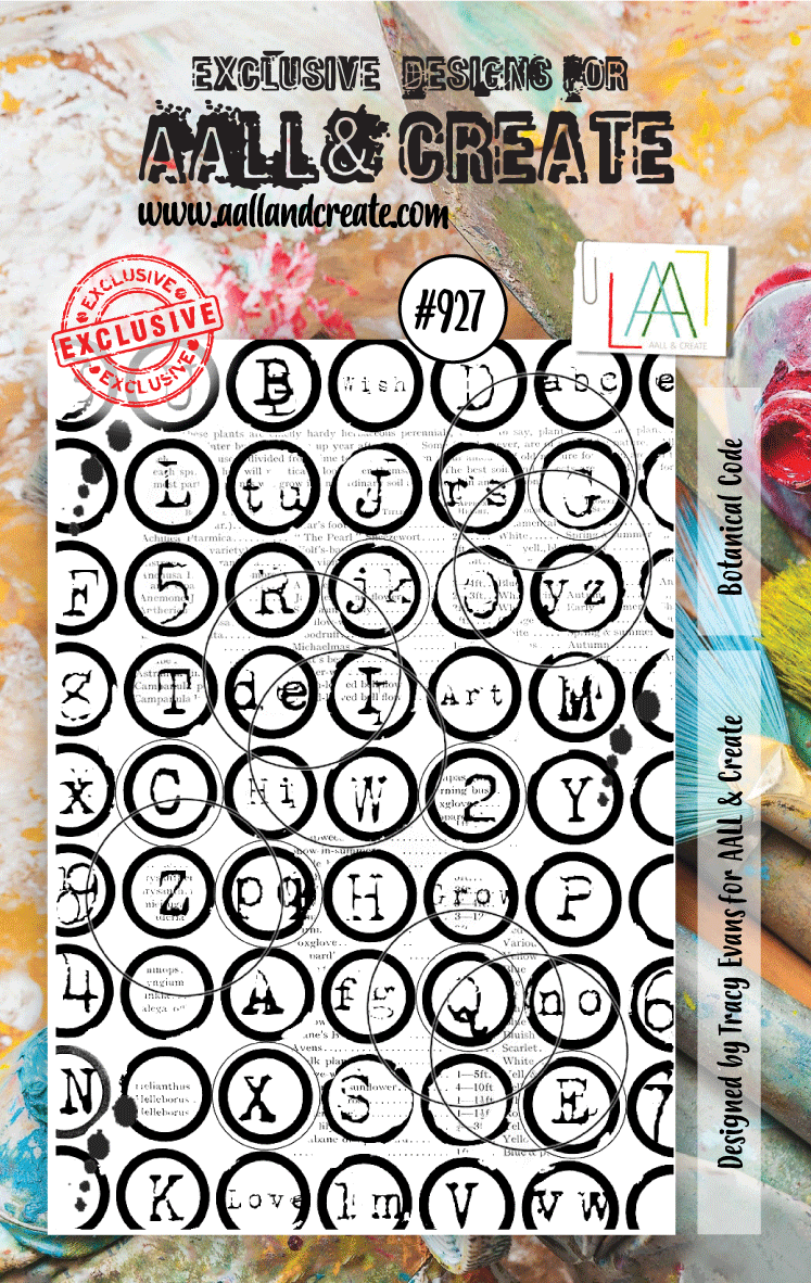 AALL and Create  Stamp Set - 927 - Botanical Code