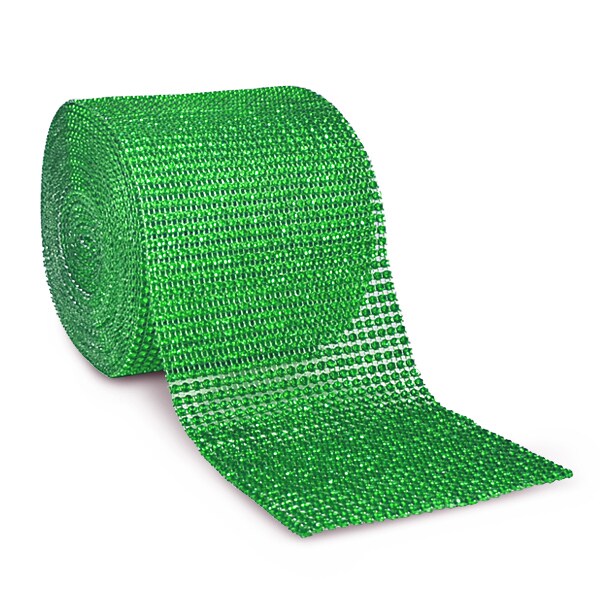 5 Rolls of  4.75&#x22; X 10 Yards Diamond Mesh Wrap Trim | 5 yard cut