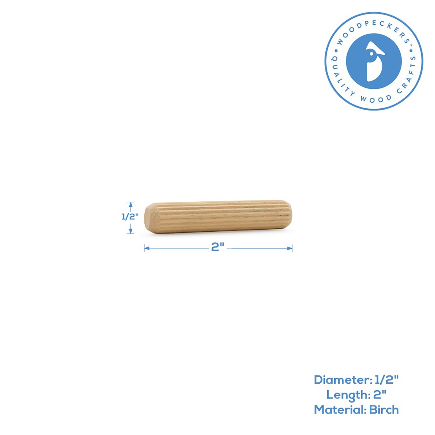 Wood Dowel Pins, Multiple Sizes, for Furniture &#x26; Crafts|Woodpeckers