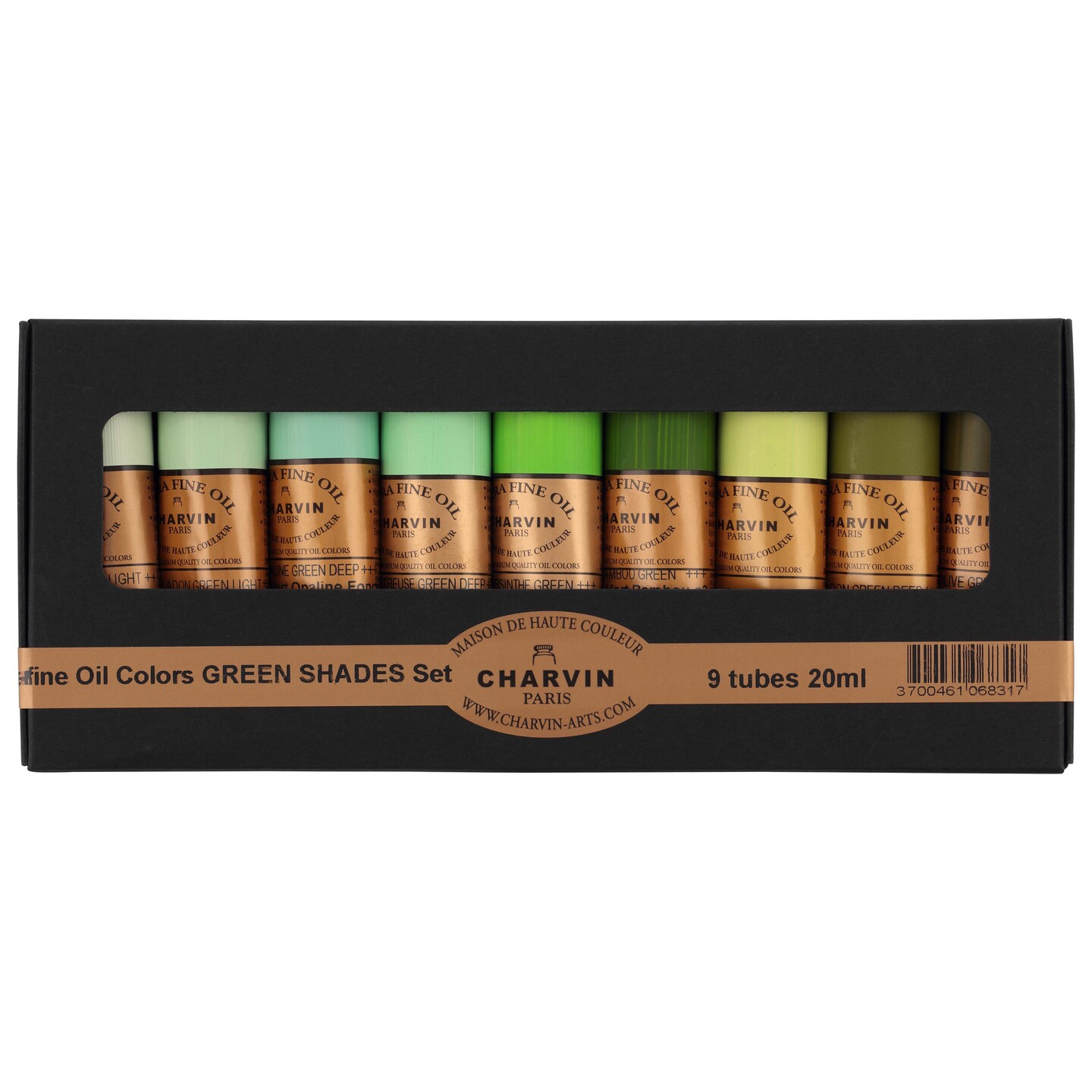 Charvin Extra Fine Professional Oil Paint Set for Artists, Shades of ...
