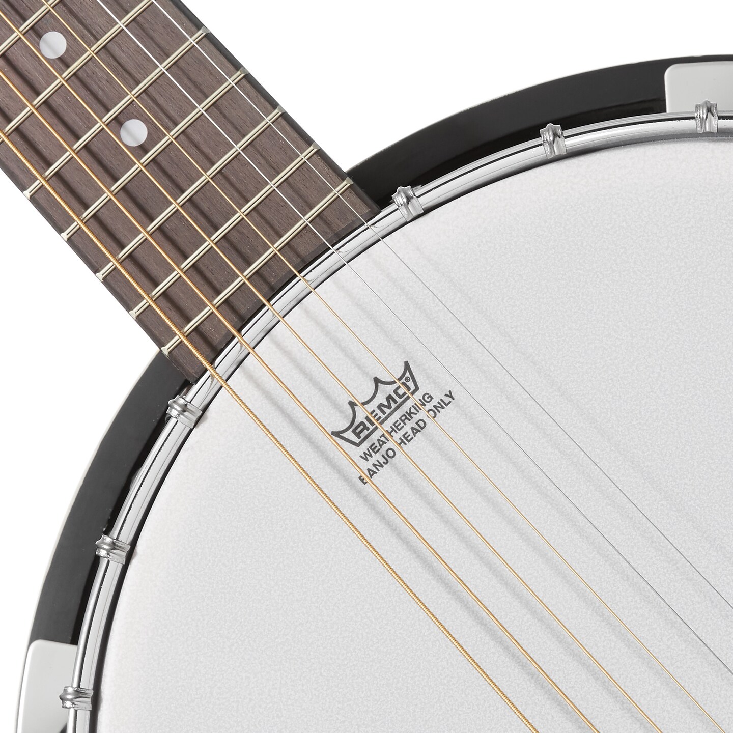 Ashthorpe 6-String Banjo - Full Size with 24 Brackets, Closed Back, Mahogany Resonator