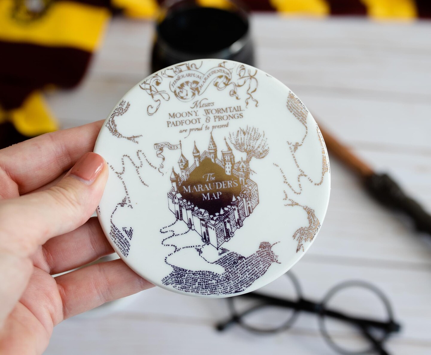 Harry Potter Marauder's Map Drink Coasters - Thumbnail 3