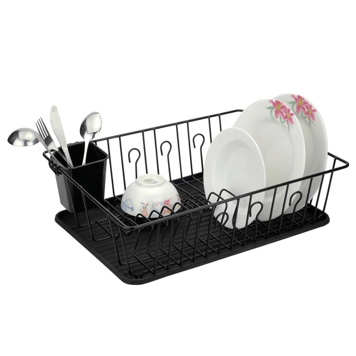 Better Chef 16&#x22; Pvc-CoatedMetal Dish Rack Drain Tray