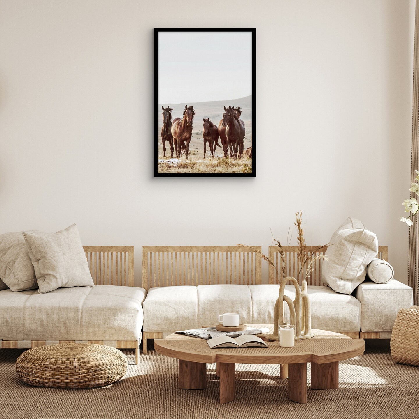 Americanflat Poster Frame - Perfect Frame for Photos and Artwork - Large Picture Frame - Polished Plexiglass - Hanging Hardware with Horizontal and Vertical Display