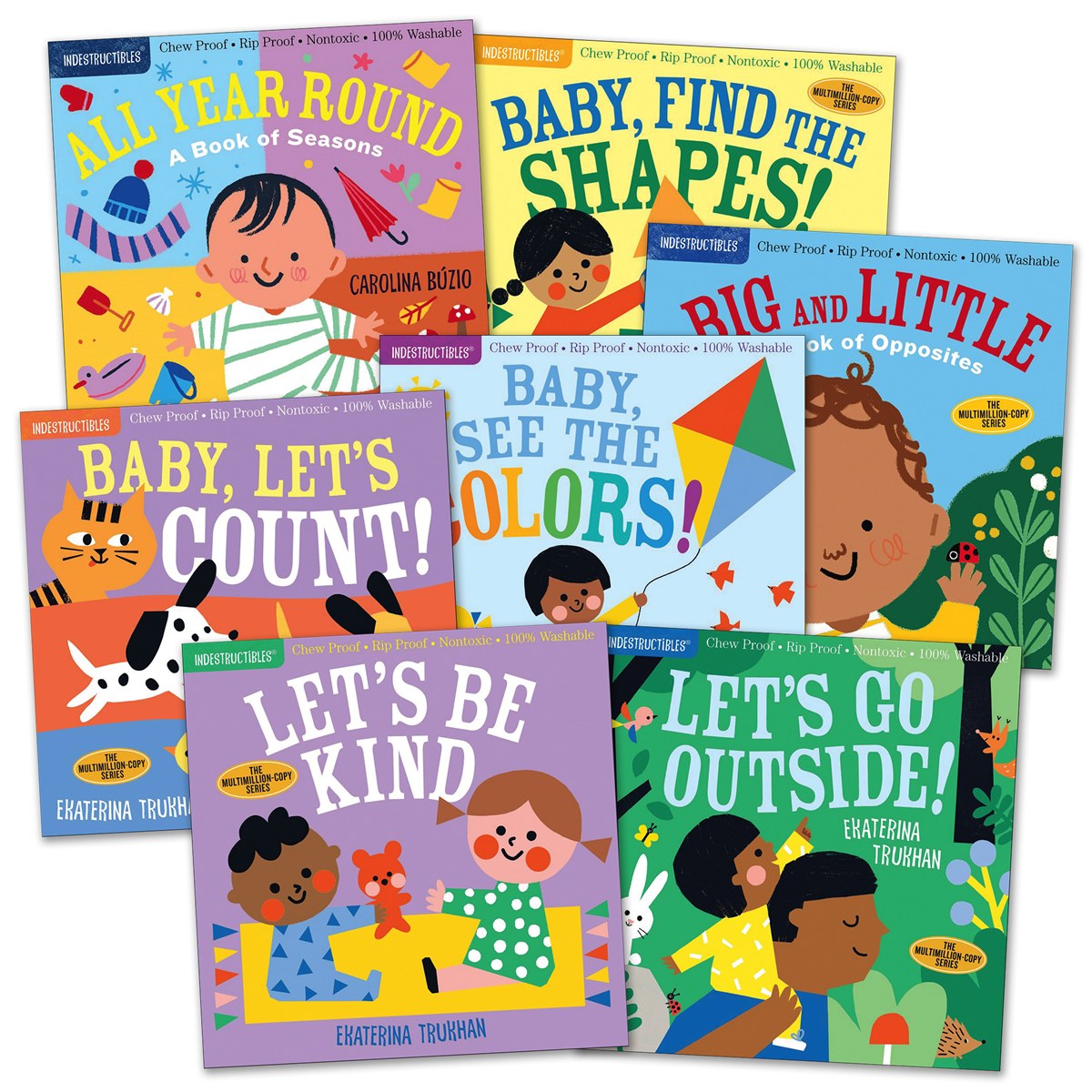 Workman Publishing Company Indestructibles Early Learning Books - Set of 7