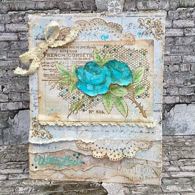 Creative Expressions Sam Poole Shabby Basics Lace Doily - Francesca Craft Die