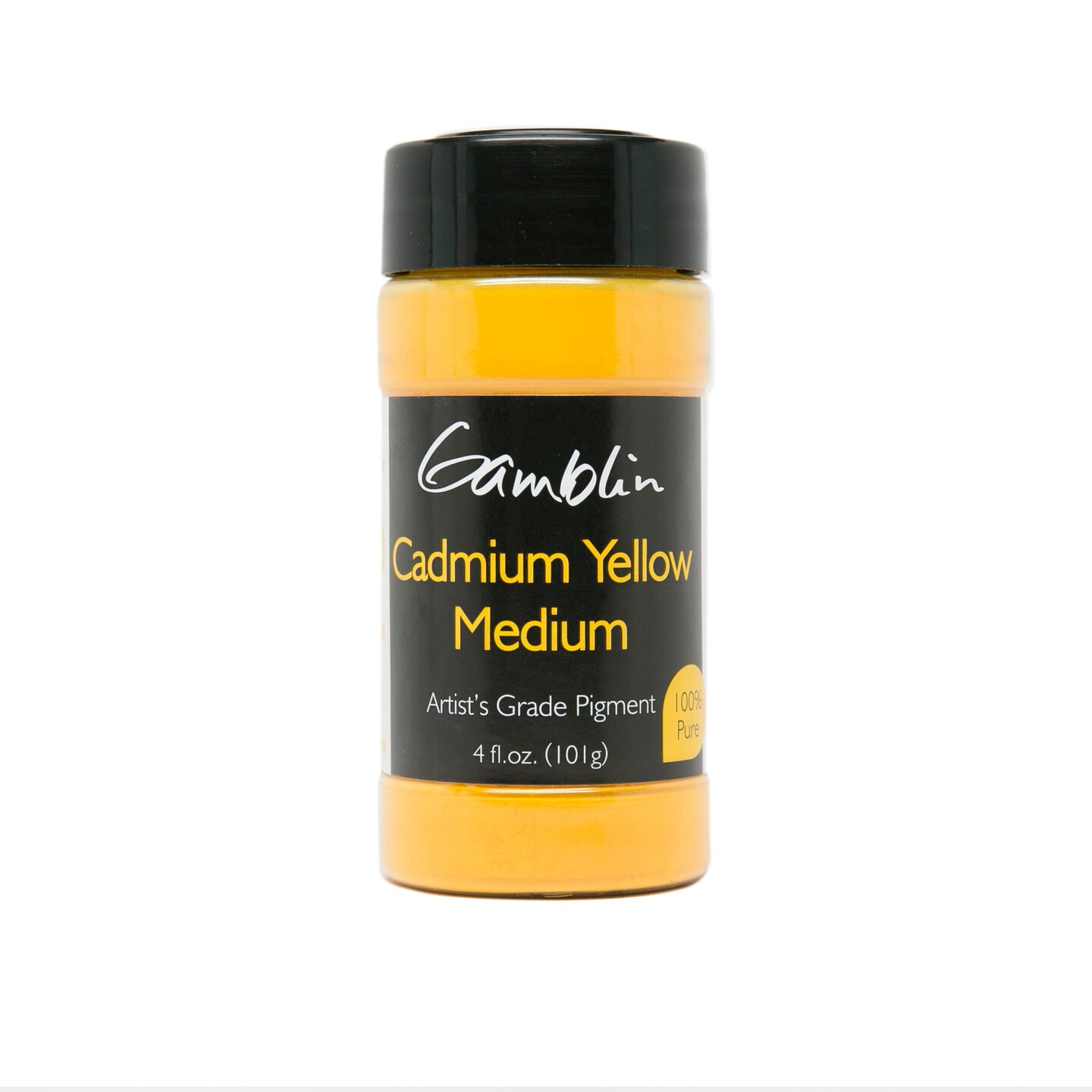 Gamblin Artist&#x27;s Color Dry Pigment, 4 oz., Cadmium Yellow Medium