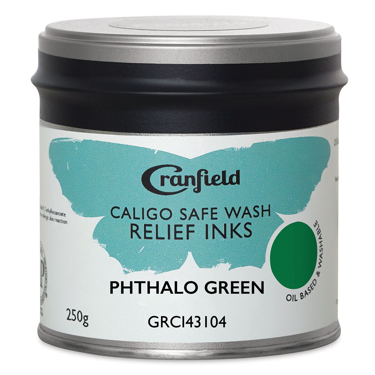 Cranfield Caligo Safe Wash Relief Ink - Phthalo Green, 250 g