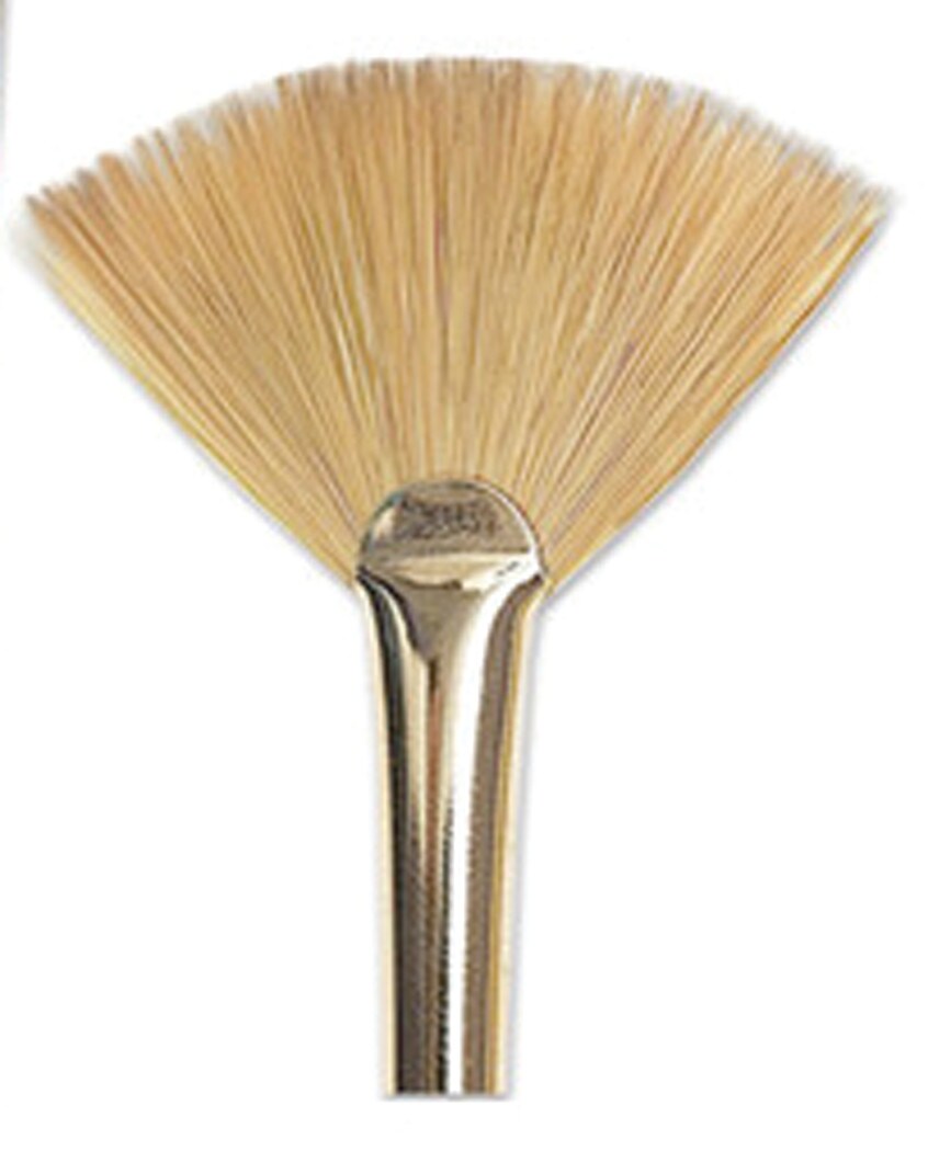 Robert Simmons Sapphire Brush, Fan Blender, Long Handle, 2