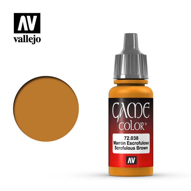 Vallejo Scrofulous Brown Game Color