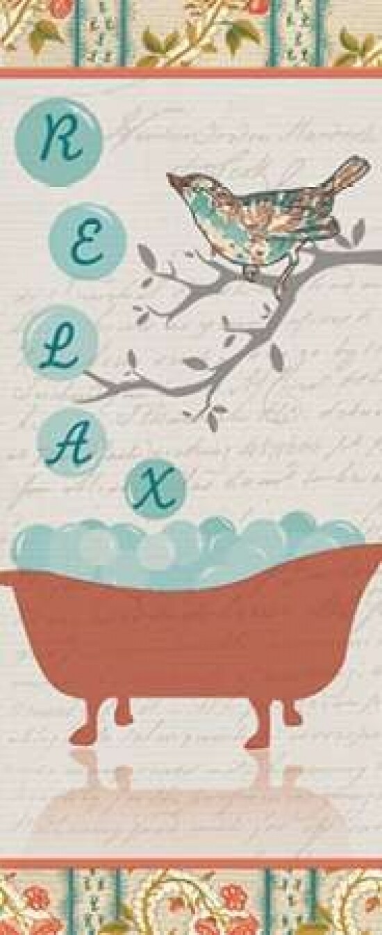 RELAX BIRD BATH Poster Print by Piper Ballantyne - Item # VARPDXPB25613