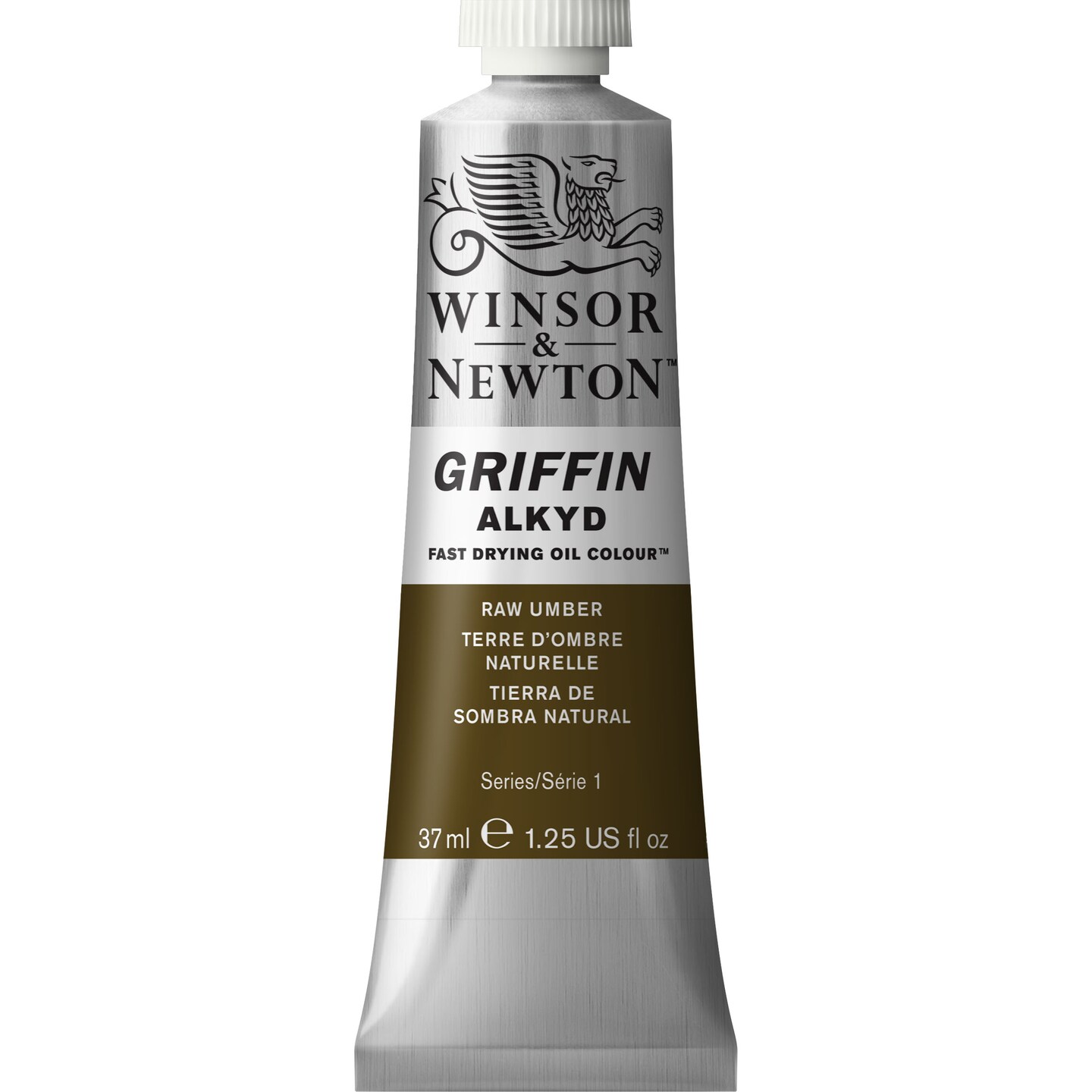 Winsor &#x26; Newton Griffin Alkyd Fast-Drying Oil Paint, 37Ml, Raw Umber