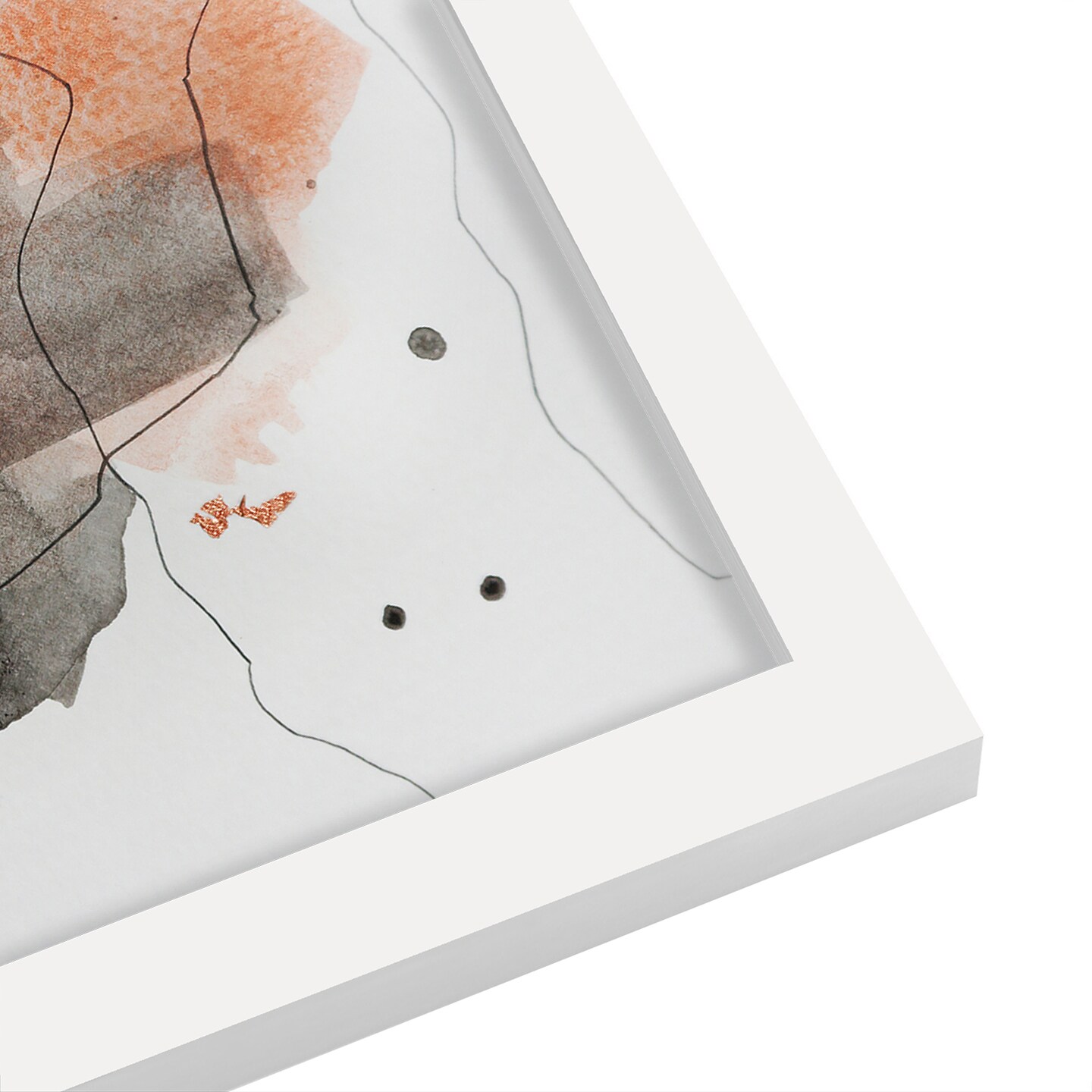 Divide 6 by Christine Olmstead Frame  - Americanflat