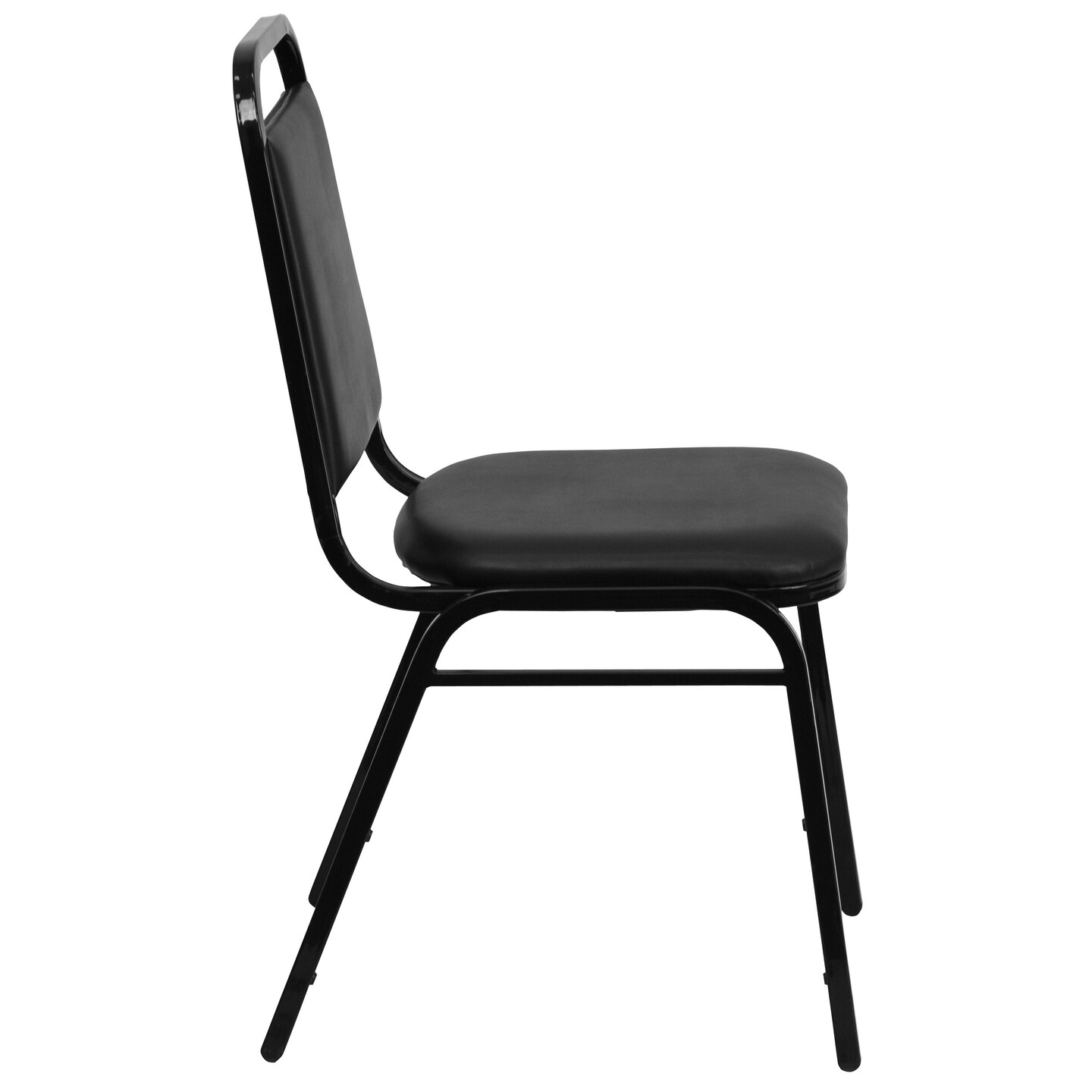 Emma and Oliver 4 Pack Trapezoidal Back Stacking Banquet Chair