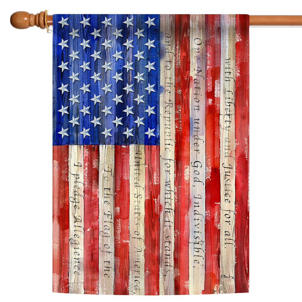 Banner of Allegiance Decorative Patriotic Flag