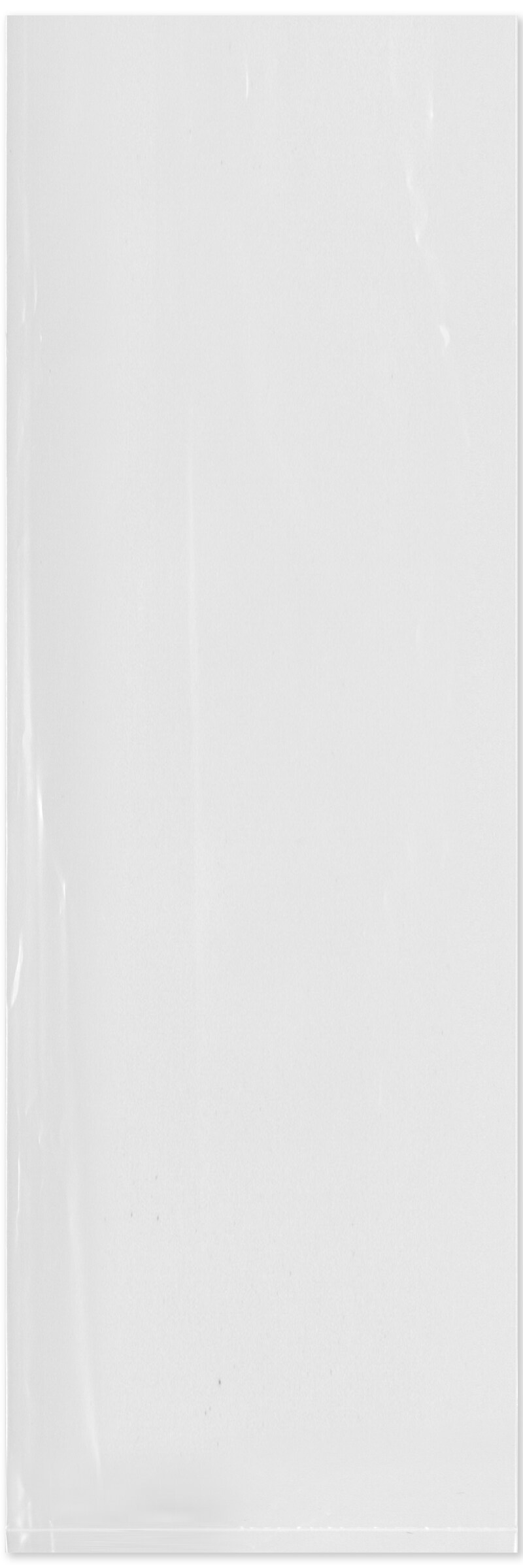 Plymor Flat Open Clear Plastic Poly Bags, 2 Mil, 6