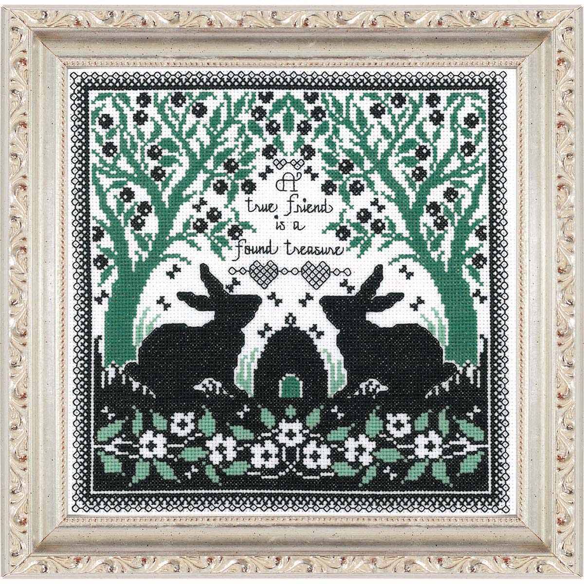 Imaginating Inc. True Friend Silhouette Kit &#x26; Frame Counted Cross-Stitch