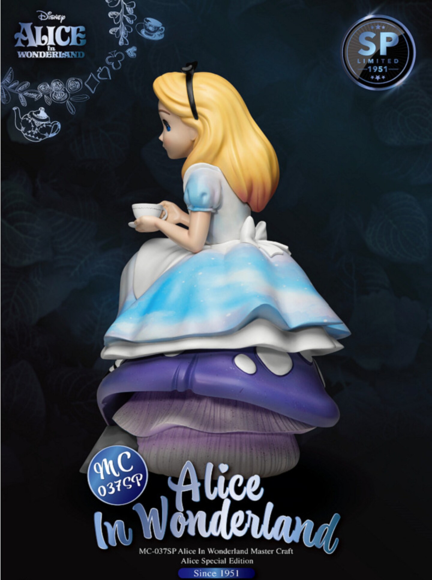Alice In Wonderland Special Edition Master Craft Statue Table Top